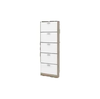 Domus DA15 botník canyon oak/bílá Nové zboží