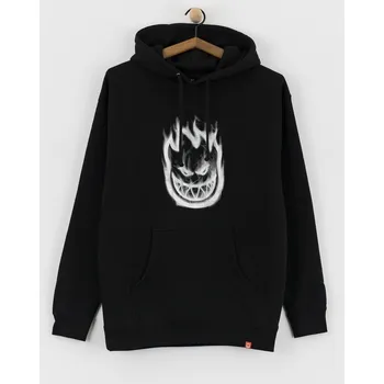 Pánská mikina Spitfire Bighead Smoke HD (black w/white print) M, černá