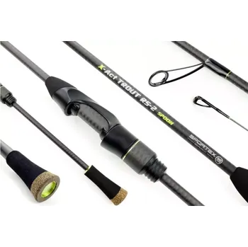 Rybářský prut SPORTEX X-Act Trout RS-2 Spoon Přívlačový Prut 2 Díl 185 Cm 0,2–6 G