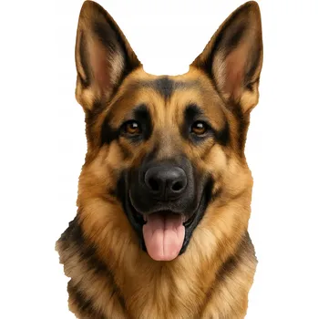 Samolepicí dekorace na vozidlo SAMOLEPKA na Auto | NĚMECKÝ OVČÁK PES RODINA DOG LOVE TISK