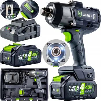 AKUMULÁTOROVÝ 40V RÁZOVÝ UTAHOVÁK 2000NM 3/4" BEZKARTÁČOVÝ ELEKTRICKÝ 4Ah