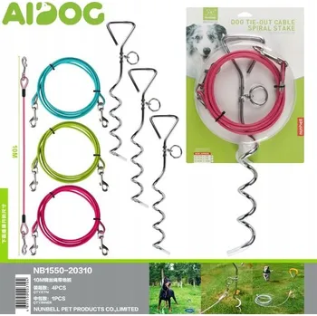 Vodítko pro psa 10M Ocelové vodítko s hroty pro psy - 10M Ocelové vodítko s hroty pro psy