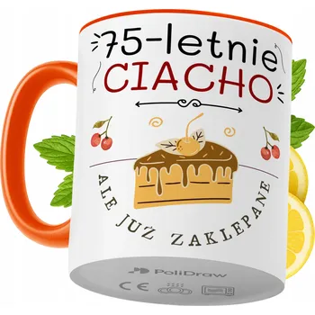 Hrnek Polidraw Hrnek Polidraw Narozeniny75 keramika 330 ml