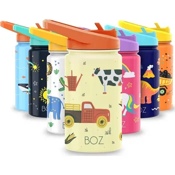 Kojenecká láhev Dětská lahev BOZ s víčkem 414ml