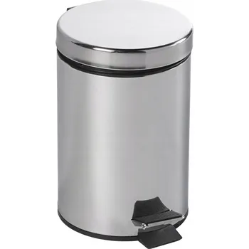 Odpadkový koš Odpadkový koš AQUALINE 3 l stříbrný, šedý