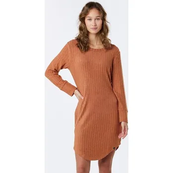 Dámské šaty RIP CURL šaty - New Cosy Dress Light Brown (297)