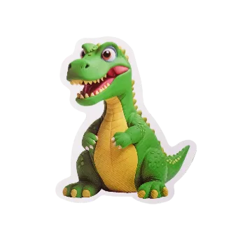 samolepka Samolepky - barevní dinosauři III (sada 5 ks)