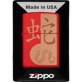 Zapalovač Benzínový Zapalovač Zippo Rok Hada 2025 60007235 Kolekce Podzim