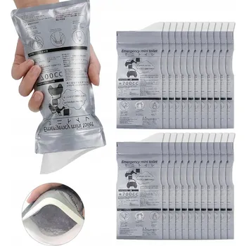 Toaletní křeslo Sáčky na moč na jedno použití 12 ks 700 ml cestovní nouzová toaleta