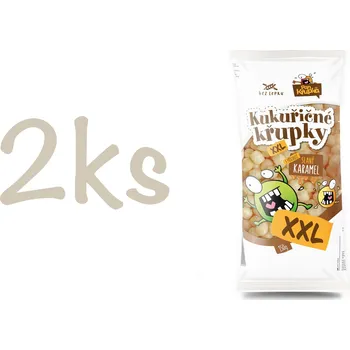 REJ Food S. R. O. Kukuřičné křupky XXL s příchutí slaný karamel 150g Balení: 2 ks