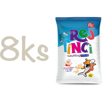 REJ Food S. R. O. Rejfínci kukuřičný snack bez soli 20g Balení: 8 ks