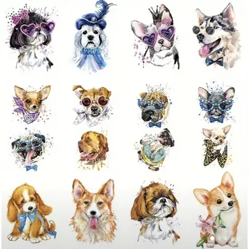 Tetování Dětské dočasné tetování - PEJSCI - 16 ks (Značka: SPADABRAVO)