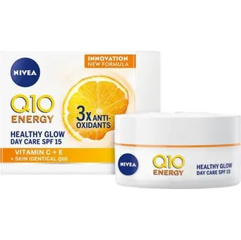 Pleťová kosmetika Nivea Q10 Energy Energizující denní krém proti vráskám OF 15 50ml