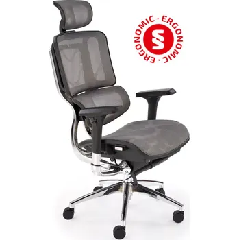 Nábytek Kancelářské křeslo ETHAN - šedá - doprava zdarma - SLEVA 3% s kodem radost25