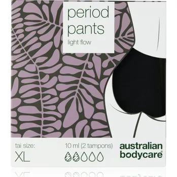 Menstruační kalhotky Australian Bodycare Period Pants menstruační kalhotky pro slabou menstruaci velikost XL 1 ks