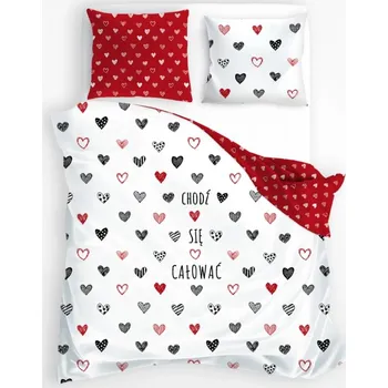 Povlečení Sada povlečení Faro 160 x 200 cm červená