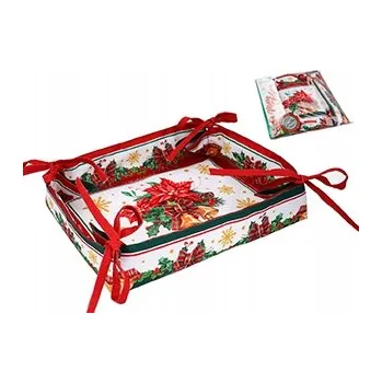 chlebník KOŠÍK NA PEČIVO CHLÉB VÁNOČNÍ VELKÝ CARMANI