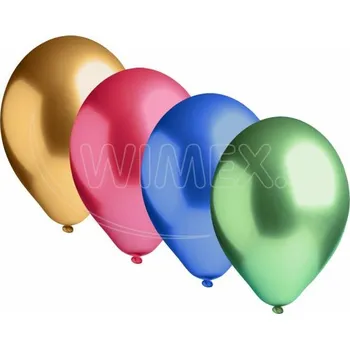 Sáček na potraviny Nafukovací balónek metalíza barevný mix Ø25cm `M` [10 ks]