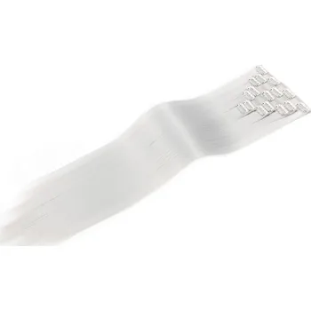 Módní doplněk CLIP IN vlasy - 57 cm sada, 7 - dílná, odstín - 61 (chladná blond)