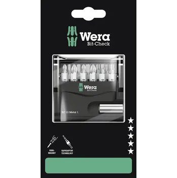 Bit Wera Sada bitů Metal 1 SB, 12 ks 05136393001
