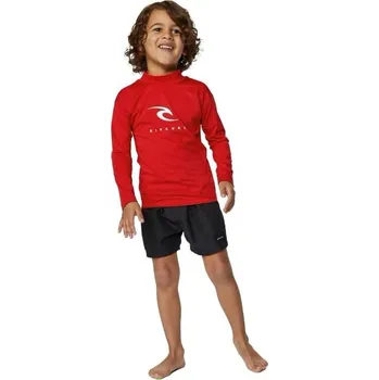 Dámské plavky RIP CURL lykra - Corps L/S Rash Vest -Boy Red (40) velikost: 14