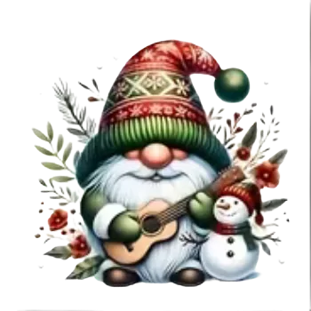 Vánoční dekorace Nažehlovací obrázek - vánoční skřítek IX (9,0 x 8,7 cm)