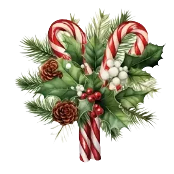 Vánoční dekorace Nažehlovací obrázek - vánoční kytice I (22,8 x 23,0 cm)