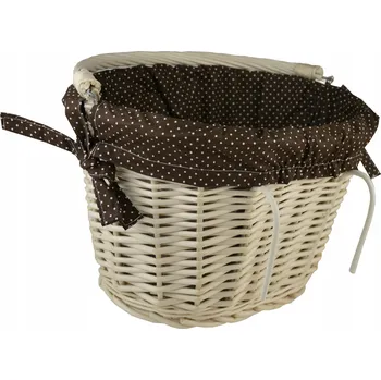 košík na kolo Proutěný KOŠÍK NA KOLO na řídítka + VLOŽKA