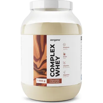 Protein Zengana Complex Whey, Grass-Fed Protein, čokoládový milkshake, 1000g