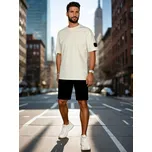 Dstreet Originální bílo-černý pánský komplet