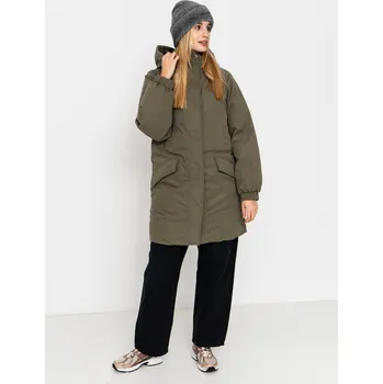 Volcom Sleepi Puff Up Parka (wintermoss) M, hnědá
