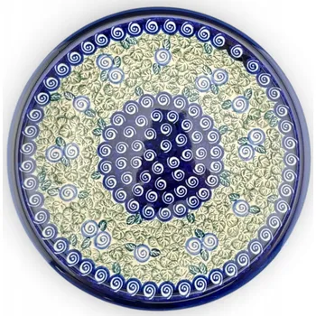 Talíř Mělký jídelní talíř Zakłady Ceramiczne "Bolesławiec" 24 cm