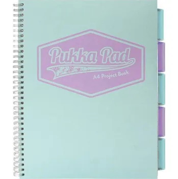 Sešit Projektový sešit Kołonotes Pastel A4 Čtvereček Mořská barva Pukka Pad