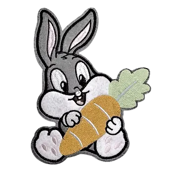 Nášivka Nášivka nažehlovací zajíc s mrkví