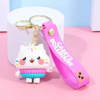 Gabby's Dollhouse - stylová klíčenka Varianta: 1x růžová klíčenka