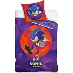 TipTrade Bavlněné povlečení 140x200 + 70x90 cm - Ježek Sonic Prime