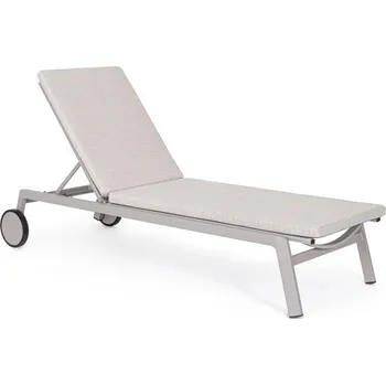 Zahradní lehátko BIZZOTTO Zahradní lehátko JALISCO světle šedé 0663847