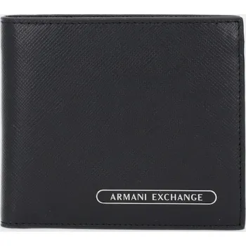 Peněženka Kožená peněženka Armani Exchange XM000167.AF12702.NOS černá 99X, vel. ONE SIZE