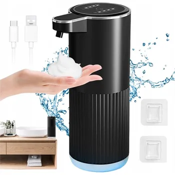 Dávkovač mýdla BEZDOTYKOVÝ AUTOMATICKÝ DÁVKOVAČ MÝDLA V PĚNĚ, ZÁSOBNÍK NA PĚNOVÉ MÝDLO USB