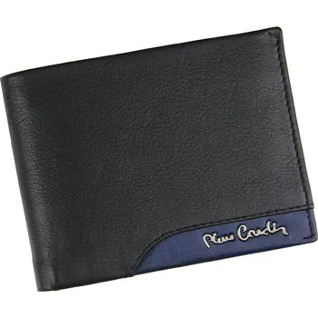 Peněženka Pánská kožená peněženka PIerre Cardin TILAK34 8806 černá / modrá
