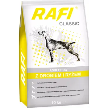 Krmivo pro psa Rafi classic suché krmivo s drůbežím a rýží 10 kg