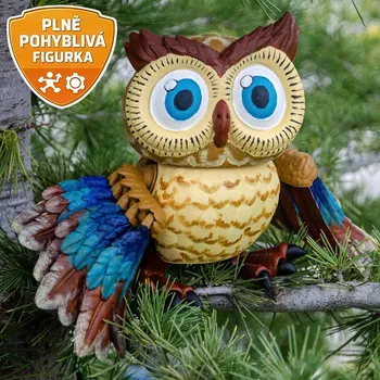 omalovánky Maluj 3D Sova Hedvika – Kreativní sada 3D omalovánky s barvami a štětcem