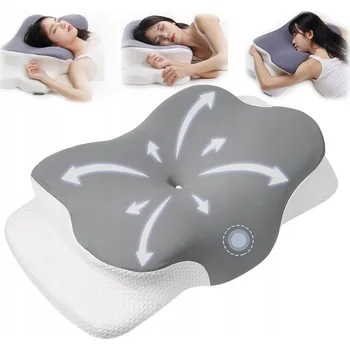 Polštář ERGONOMICKÝ ORTOPEDICKÝ POLŠTÁŘ NA SPANÍ Z PAMĚŤOVÉ PĚNY