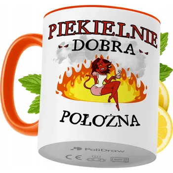 Hrnek Polidraw Hrnek Polidraw pro porodní asistentku keramika 330 ml