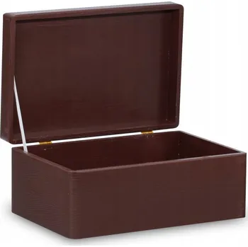 Obraz Dřevěná dekorativní bedýnka 30x20x13,5 cm Hnědá BEZ ÚCHYTŮ