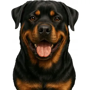 Samolepicí dekorace na vozidlo SAMOLEPKA na Auto | ROTVAJLER PES ČLEN RODINY DOG LOVER TISK