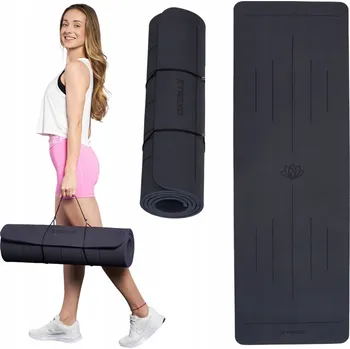 podložka na cvičení Gymnastická podložka Trexo 183 cm x 61 cm šedá