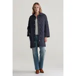 KABÁT GANT QUILTED COAT WITH CORD DETAILS EVENING BLUE