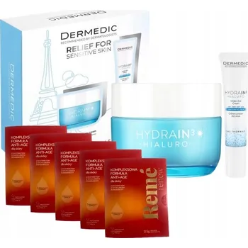 Pleťový krém Dermedic Hydrain 3 Hialuro sada: krém 50 ml + oční krém 15 ml