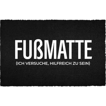 Rohožka Rohožka Černá Kokosová Vstupní Dekorativní | Užitečný Dárek 40x60cm